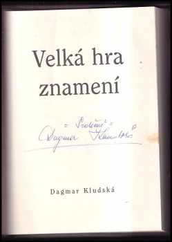 Dagmar Kludská: Velká hra znamení