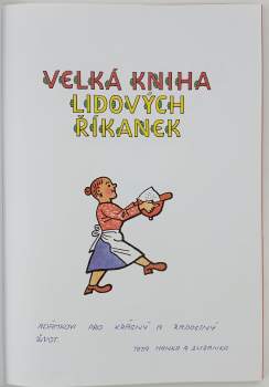 Josef Lada: Velká kniha lidových říkanek