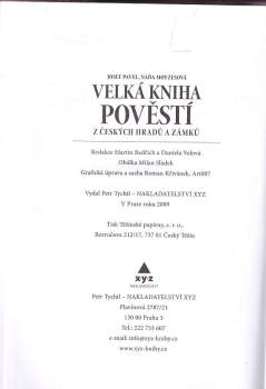 Josef Pavel: Velká kniha pověstí z českých hradů a zámků