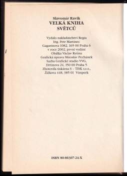 Slavomír Ravik: Velká kniha světců