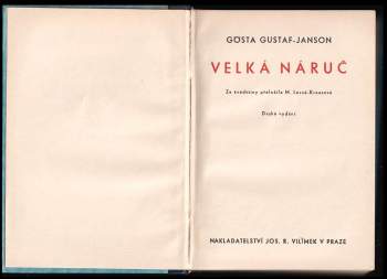 Gösta Gustaf-Janson: Velká náruč