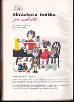 Bohumil Říha: Velká obrázková knížka pro malé děti