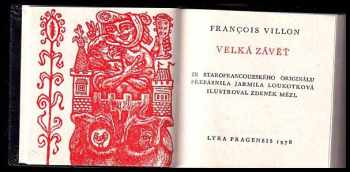 François Villon: Velká závěť