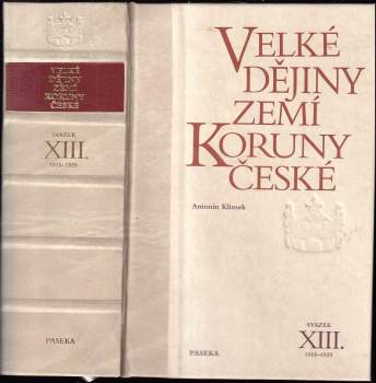 Antonín Klimek: Velké dějiny zemí Koruny české