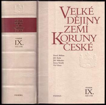 Velké dějiny zemí Koruny české : 1683-1740 - IX. svazek