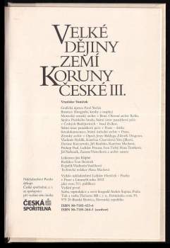 Vratislav Vaníček: Velké dějiny zemí Koruny české
