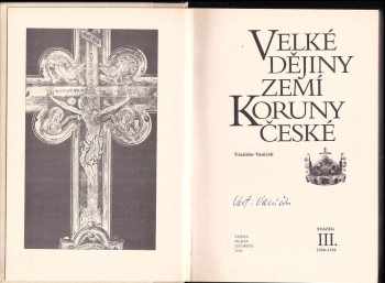 Vratislav Vaníček: Velké dějiny zemí Koruny české