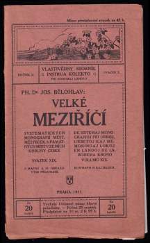 Velké Meziříčí - Vlastivědný sborník