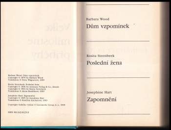 Barbara Wood: Velké milostné příběhy