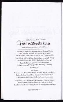 Petra Schneider: Velké mistrovské karty
