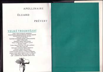 Guillaume Apollinaire: Velké trojhvězdí