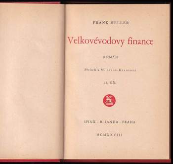 Frank Heller: Velkovévodovy finance