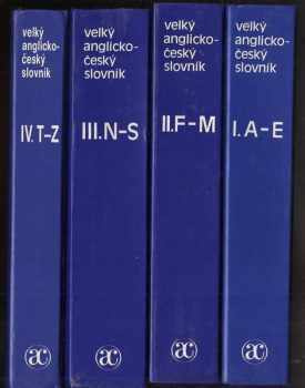 Velký anglicko-český slovník : English-Czech dictionary - Břetislav Hodek, Karel Hais (1993, Academia) - ID: 519775