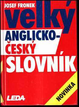 Josef Froněk: Velký anglicko-český slovník