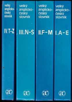 Karel Hais: Velký anglicko-český slovník : English-Czech dictionary 4 Svazky komplet