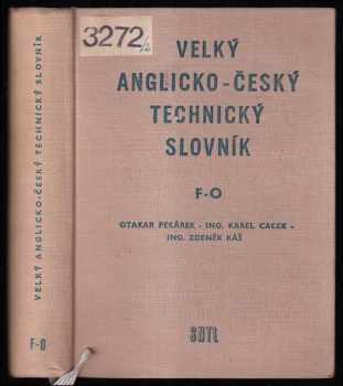Velký anglicko-český technický slovník