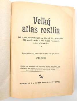 Jan John: Velký atlas rostlin