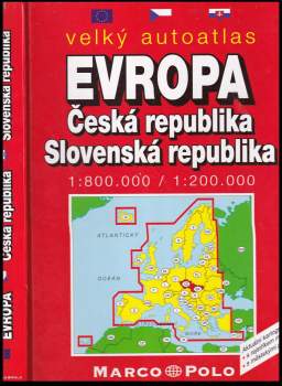 Velký autoatlas Evropa