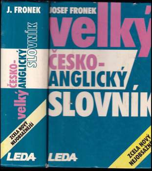 Velký česko-anglický slovník : comprehensive Czech-English dictionary