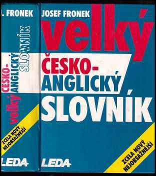 Josef Froněk: Velký česko-anglický slovník