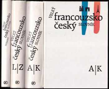 Vladimír Hořejší: Velký francouzsko český slovník