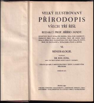 Bohuslav Ježek: Velký ilustrovaný přírodopis všech tří říší