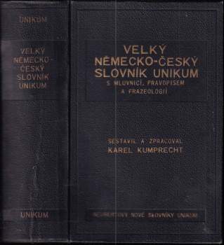 Velký německo-český slovník Unikum