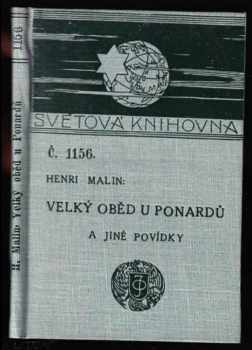 Henri Malin: Velký oběd u Ponardů a jiné povídky