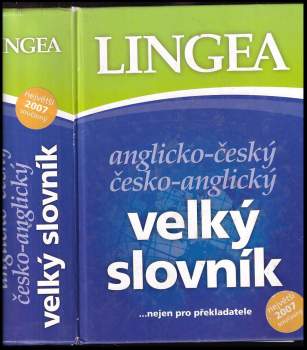 Velký slovník anglicko-český, česko-anglický