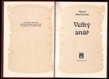 Marek Skierkowski: Velký snář