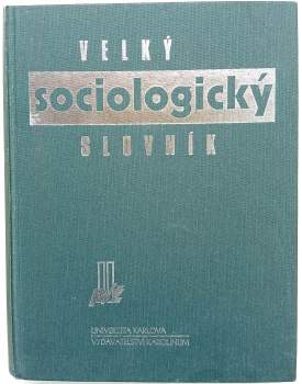 Miloslav Petrusek: Velký sociologický slovník