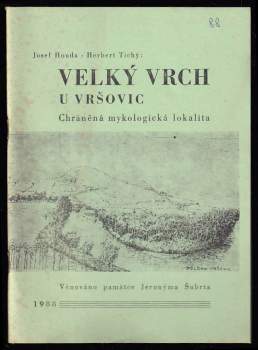 Josef Houda: Velký vrch u Vršovic