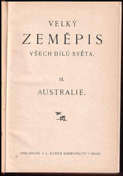 Josef Basl: Velký zeměpis všech dílů světa