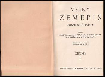 Josef Basl: Velký zeměpis všech dílů světa
