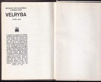 Jacques-Yves Cousteau: Velryba
