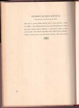 Josef Mánes: Venkov Josefa Mánesa