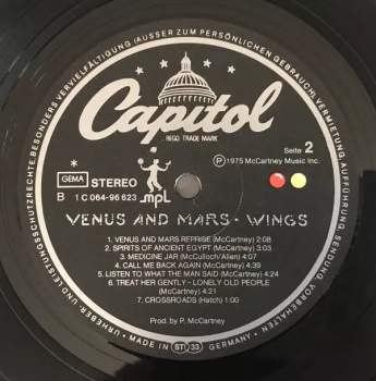 Wings: Venus And Mars
