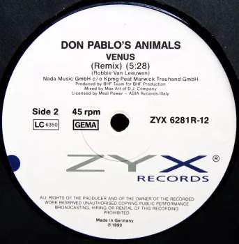 Don Pablo's Animals: Venus (The Remixes)