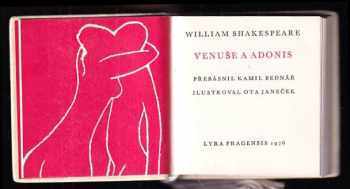 William Shakespeare: Venuše a Adonis