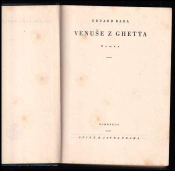 Eduard Rada: Venuše z ghetta