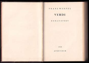 Franz Werfel: Verdi