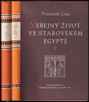 František Lexa: Veřejný život ve starověkém Egyptě
