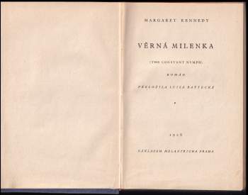 Margaret Kennedy: Věrná milenka