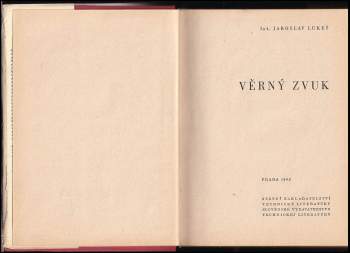 Jaroslav Lukeš: Věrný zvuk