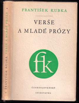 Verše a mladé prózy