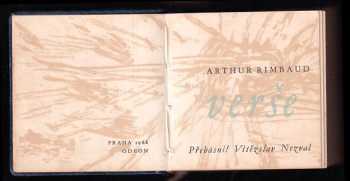 Arthur Rimbaud: Verše