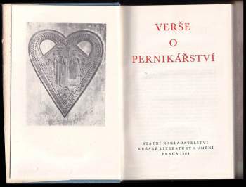 Josef Hrabák: Verše o pernikářství
