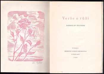 Jaroslav Seifert: Verše o růži