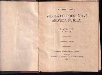 William John Locke: Veselá dobrodružství Aristida Pujola