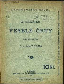 A Gruzinskij: Veselé črty